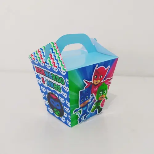 Kit 40 Personalizados Heróis Pj Maks