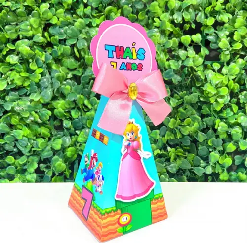 Kit 40 Personalizados Princesa Peach (super Mário Menina)