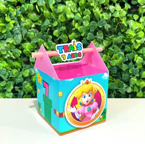 Kit 40 Personalizados Princesa Peach (super Mário Menina)
