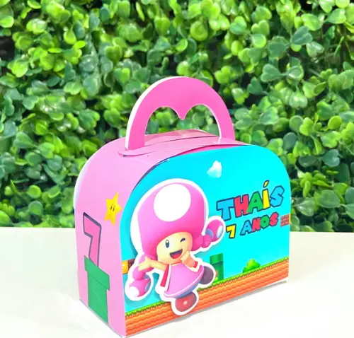 Kit 40 Personalizados Princesa Peach (super Mário Menina)