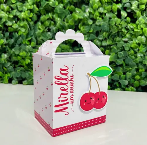 Kit 60 Personalizados Cereja