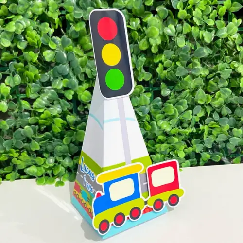 Kit 60 Personalizados Meios de Transporte