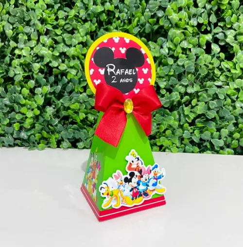 Kit 60 Personalizados Turma do Mickey - Festa