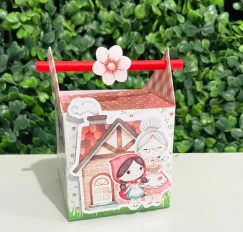 Kit Festa Chapeuzinho Vermelho Aquarela ( 40 Peças)