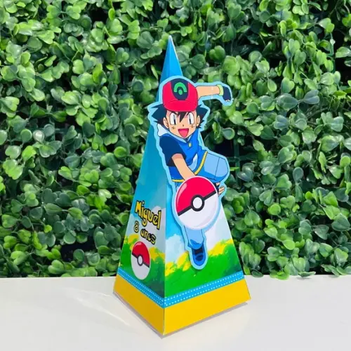 Kit Festa Pokémon - Papelaria Personalizada (60 Peças)