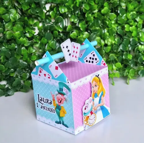 Kit Personalizados Alice no País das Maravilhas (20 Peças)
