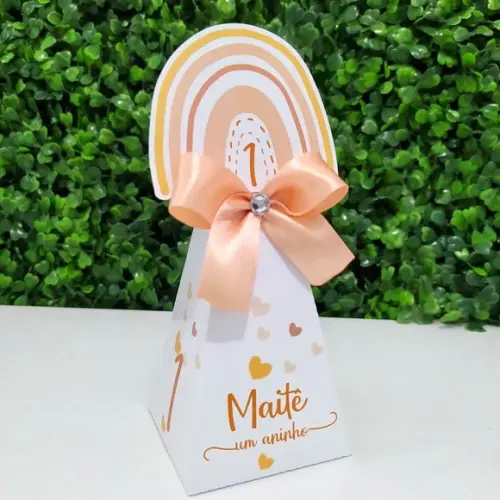 Kit Personalizados Arco Íris Boho (20 Peças)