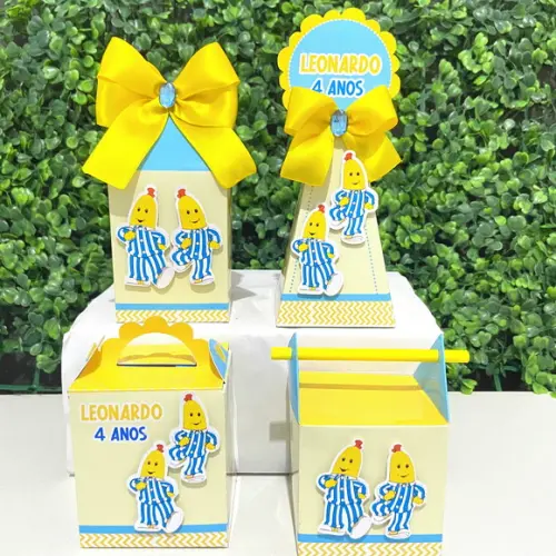 Kit Personalizados Bananas de Pijama (20 Peças)