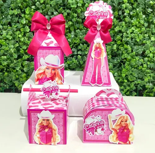 Kit Personalizados Barbie Country/ Cowgirl (60 Peças)