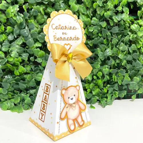 Kit Personalizados Chá de Bebê Urso Neutro (32 Peças)