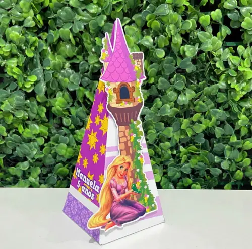 Kit Personalizados Enrolados Rapunzel (20 Peças)