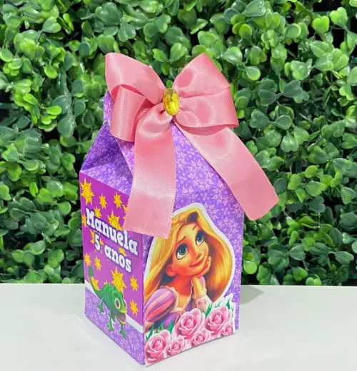Kit Personalizados Enrolados Rapunzel (60 Peças)
