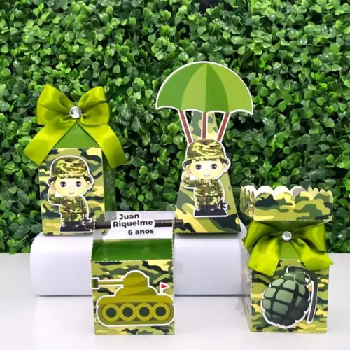 Kit Personalizados Exército (20 Peças)