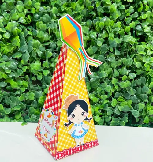 Kit Personalizados Festa Junina Menina (40 Peças)