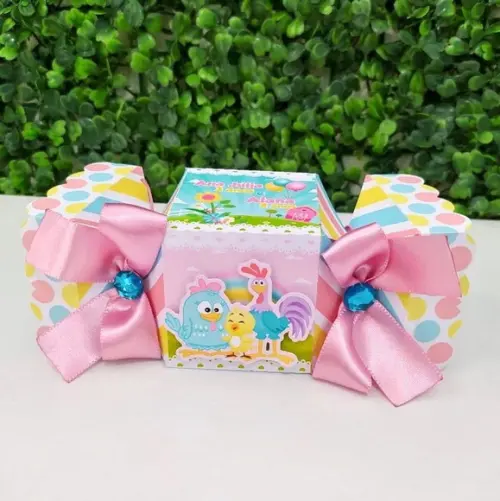 Kit Personalizados Galinha Pintadinha Rosa Candy Color