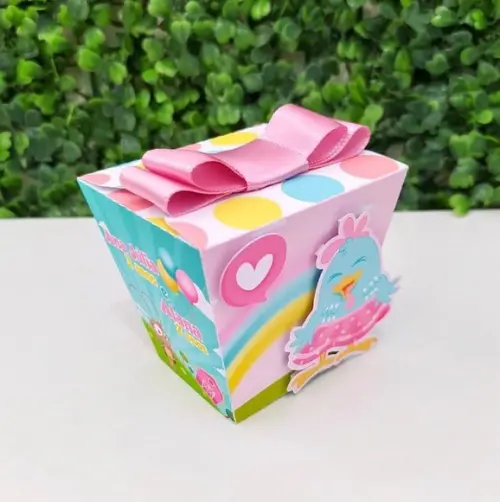 Kit Personalizados Galinha Pintadinha Rosa Candy Color