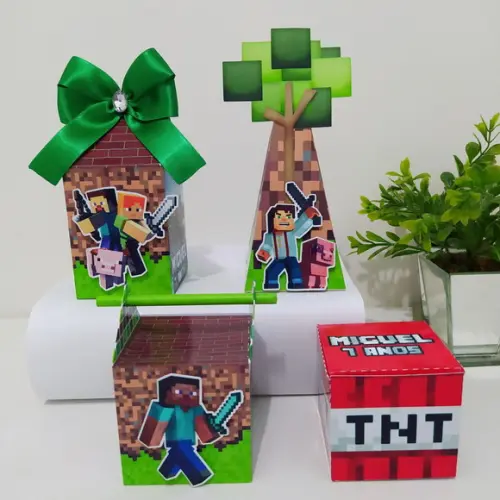 Kit Personalizados Minecraft (40 Peças)