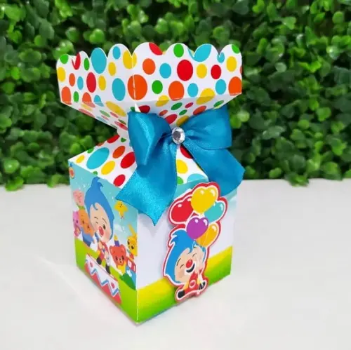Kit Personalizados Palhaço Herói- Plim Plim- azul (20 peças)