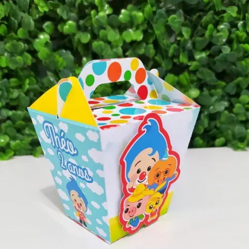 Kit Personalizados Palhaço Herói- Plim Plim- azul (20 peças)