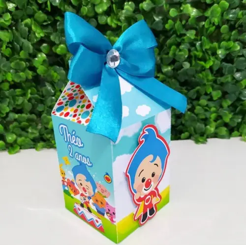 Kit Personalizados Palhaço Herói- Plim Plim- azul (20 peças)