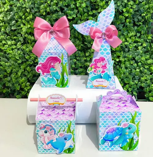 Kit Personalizados Papelaria Sereia (32 Peças)