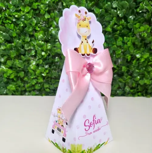Kit Personalizados Safari Baby Menina(rosa) - 20 peças