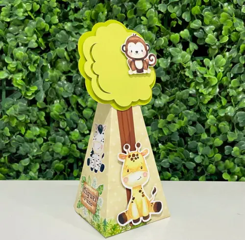 Kit Personalizados Safari Baby Menino (32 Peças)