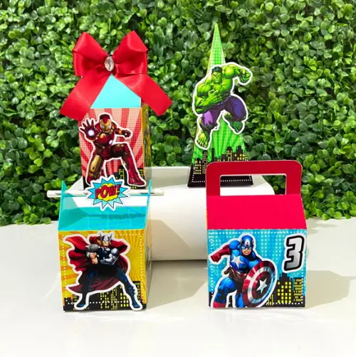 Kit Personalizados Vingadores (20 Peças)