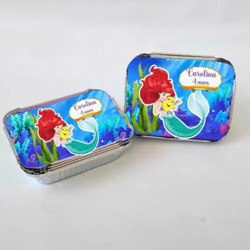 Marmitinha Personalizada a Pequena Sereia (ariel)