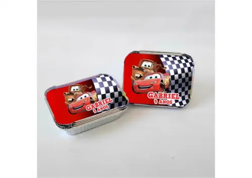 Marmitinha Personalizada Carros Mc Queen