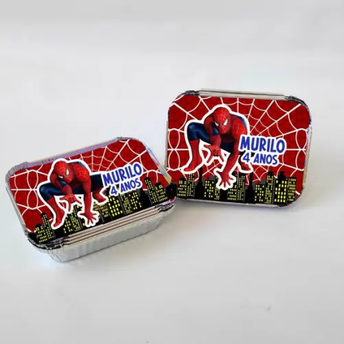 Marmitinha Personalizada Homem Aranha