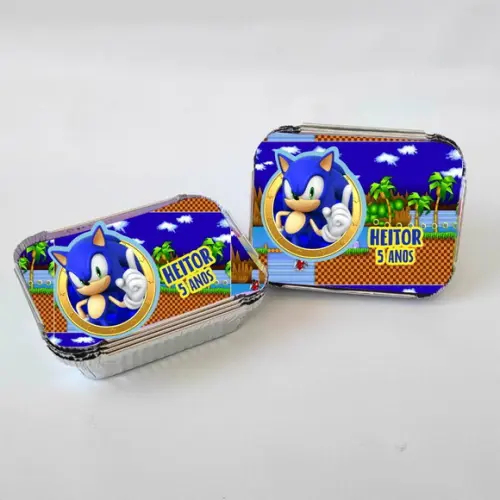 Marmitinha Personalizada Sonic