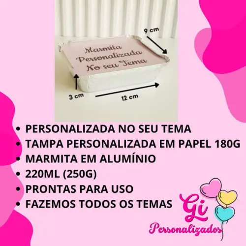 Marmitinha Personalizada Tropical Farm