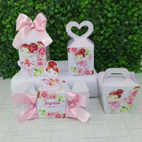 Personalizados Bailarina Aquarela (kit 20 Peças)
