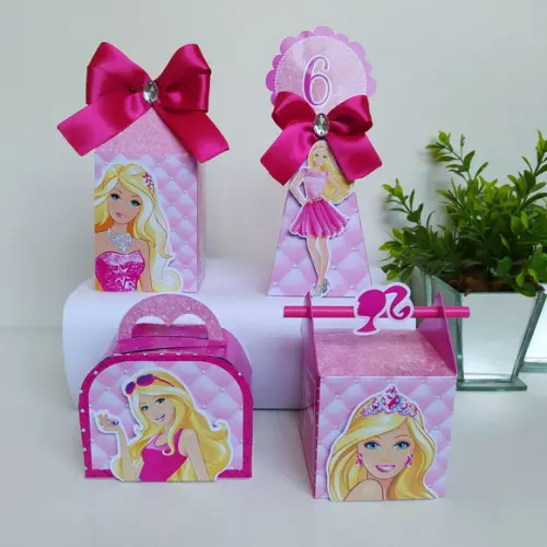 Personalizados Barbie (kit 60 Peças)