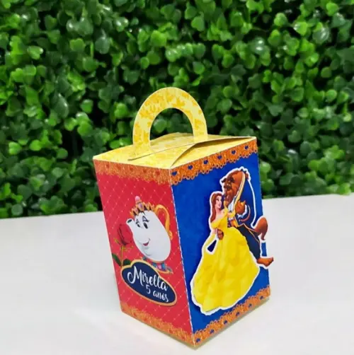 Personalizados Bela e a Fera (20 Peças)