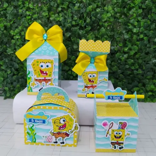 Personalizados Bob Esponja (kit 20 Peças)
