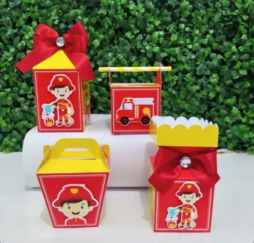 Personalizados Bombeiros (kit 24 Peças)