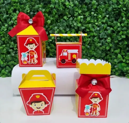 Personalizados Bombeiros (kit 32 Peças)