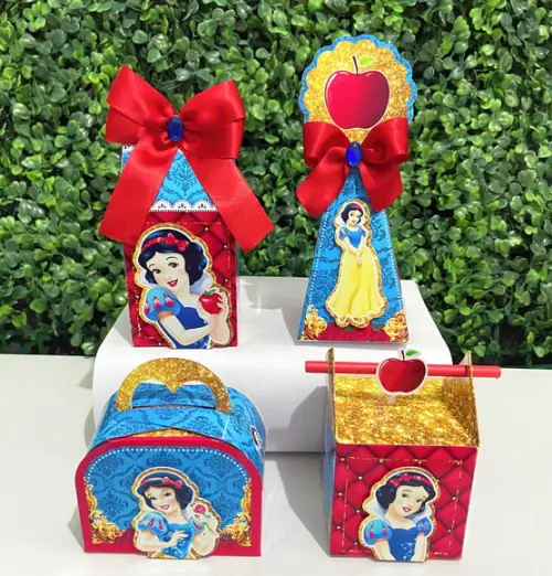 Personalizados Branca de Neve - Papelaria ( Kit 32 Peças)