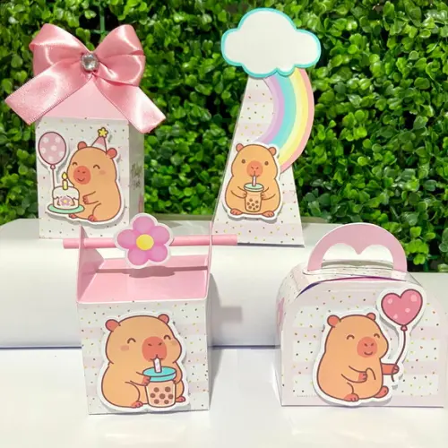 Personalizados Capivara Fofa ( Kit 24 Peças)