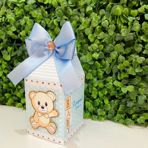 Personalizados Chá de Bebê Ursinho Azul (kit 20 Peças)