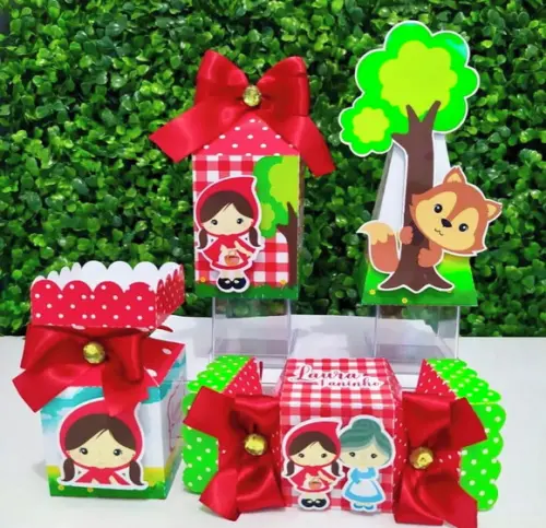 Personalizados Chapeuzinho Vermelho (kit 32 Peças)