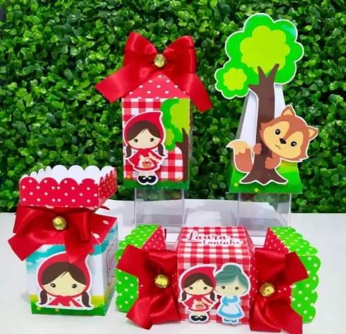Personalizados Chapeuzinho Vermelho (kit 60 Peças)