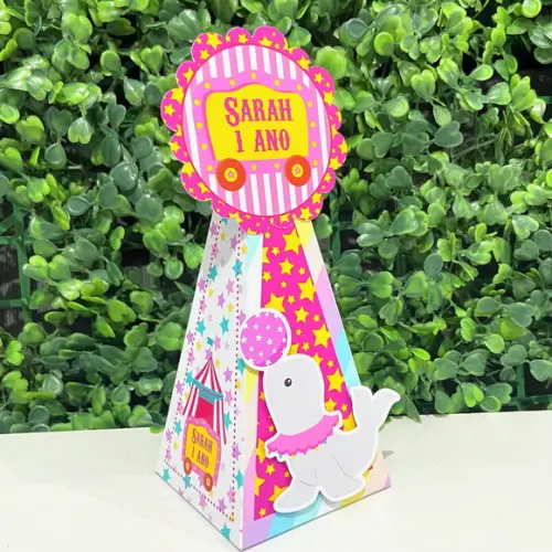 Personalizados Circo Rosa (20 Peças)