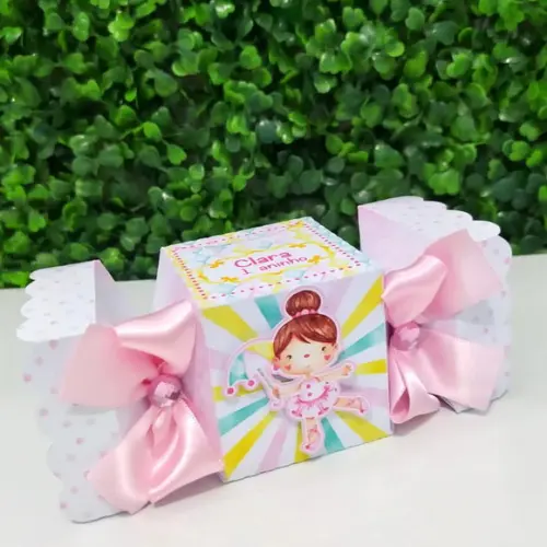 Personalizados Circo Rosa Aquarela ( Kit 20 Peças)