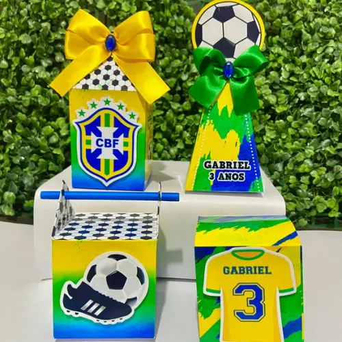 Personalizados Copa do Mundo Futebol Brasil ( Kit 40 Peças )