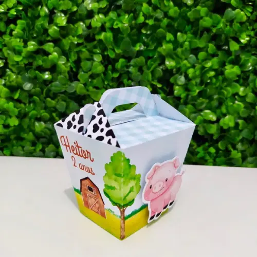 Personalizados Fazendinha Azul (kit 20 Peças)