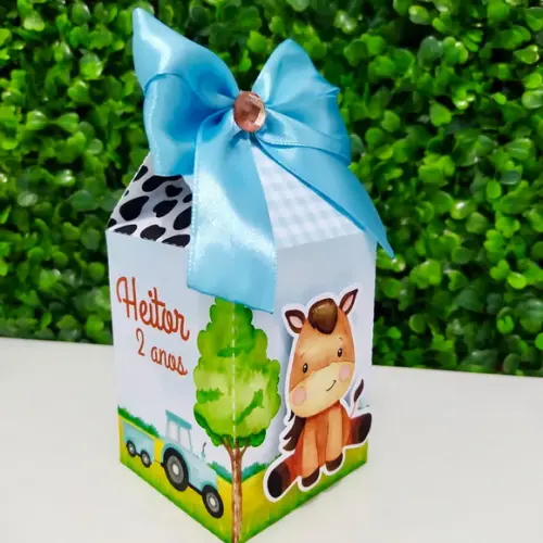 Personalizados Fazendinha Azul (kit 20 Peças)