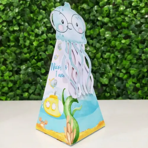 Personalizados Fundo do Mar Aquarelado (menino) 20 Peças